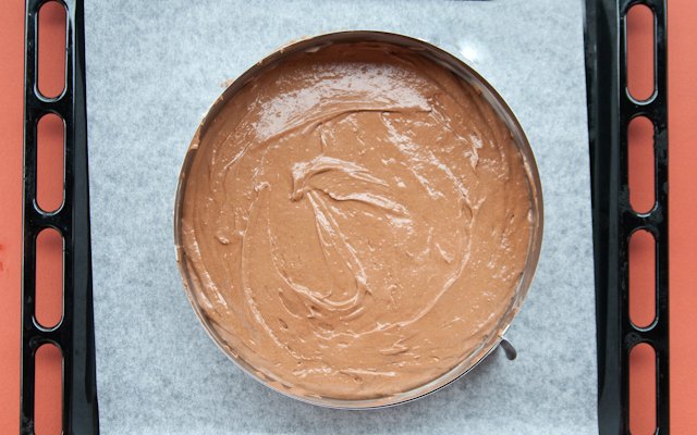 Sacher pronta da infornare