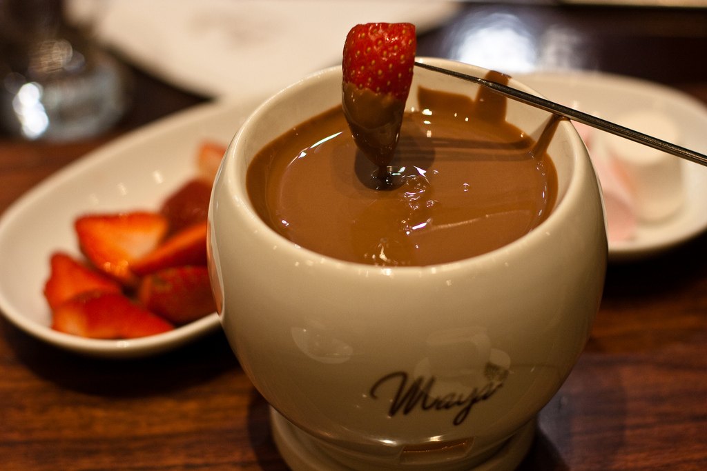 Fonduta di cioccolato