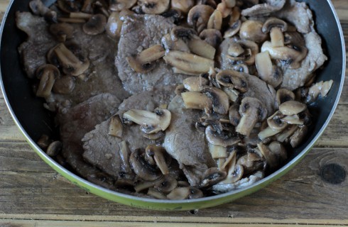 Le scaloppine unite ai funghi