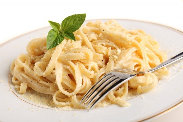 Fettuccine Alfredo cucinare la pasta all'estero