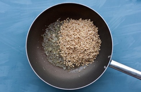 La tostatura dell'orzo perlato