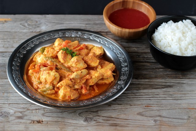 Il pollo al curry indiano