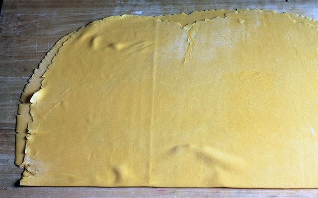 La sfoglia per i ravioli