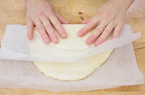 La sfoglia dei croissant salati