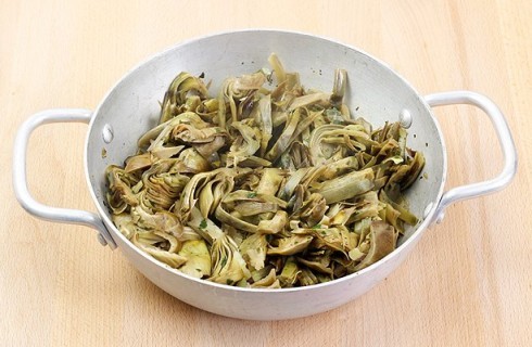 I carciofi per le lasagne ai carciofi