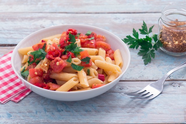 Pasta fredda all'arrabbiata