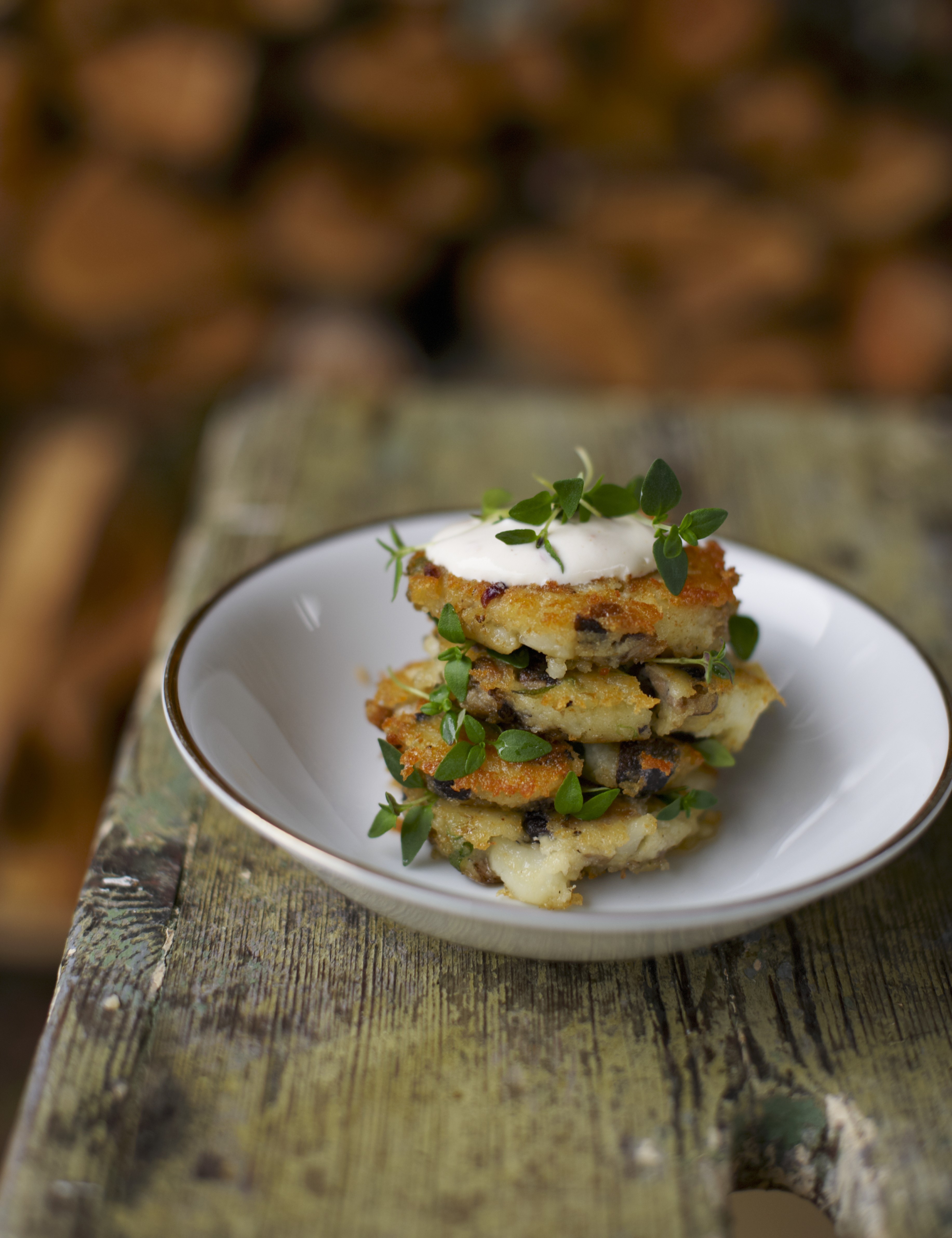 Il tortino di patate e funghi