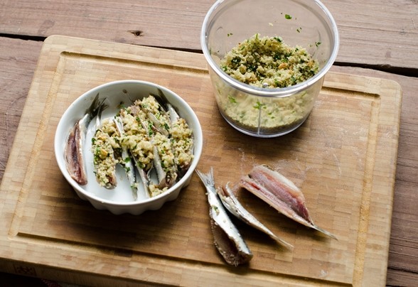 Alici gratinate_step_piegate