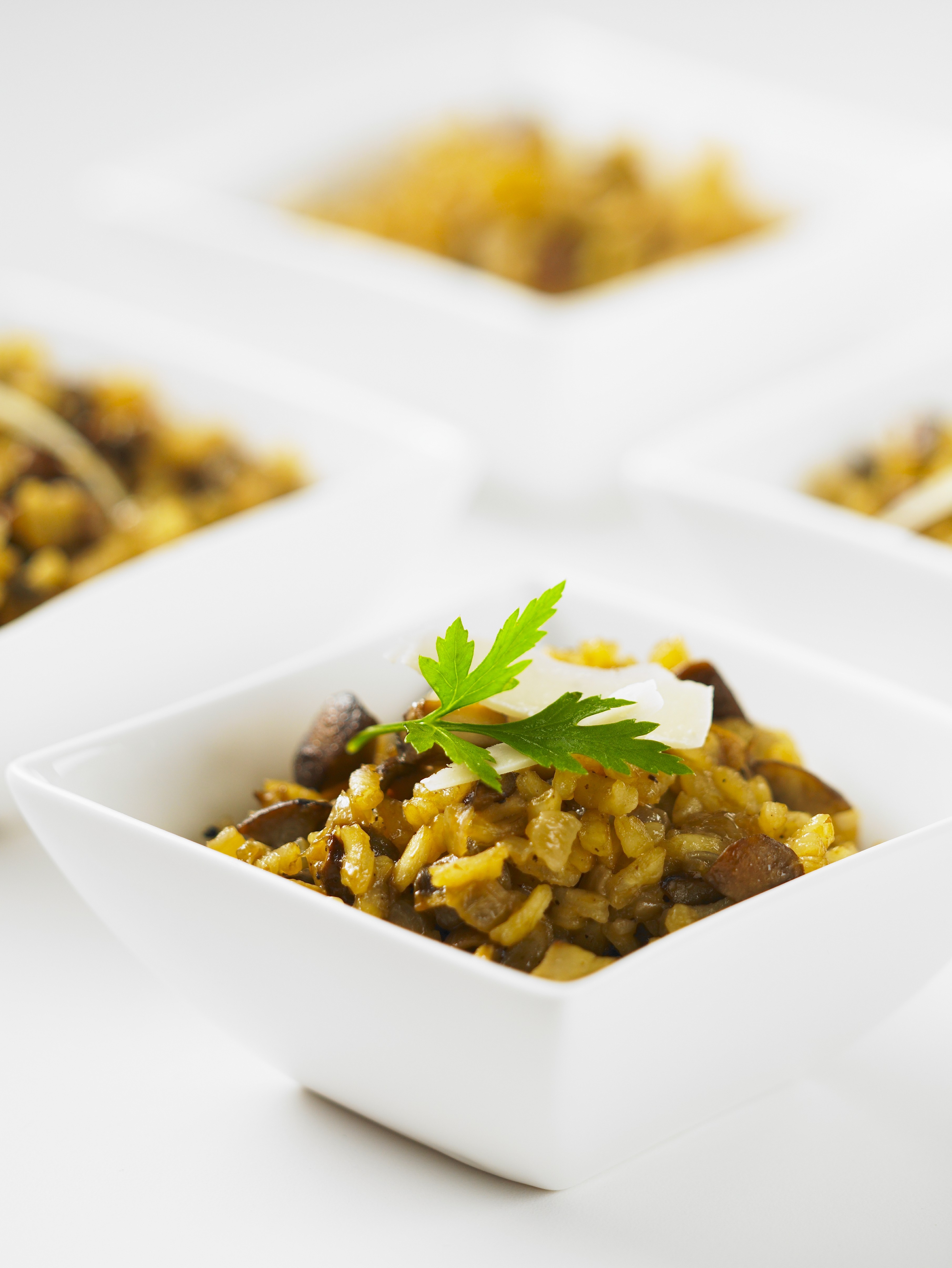 Risotto funghi e zafferano