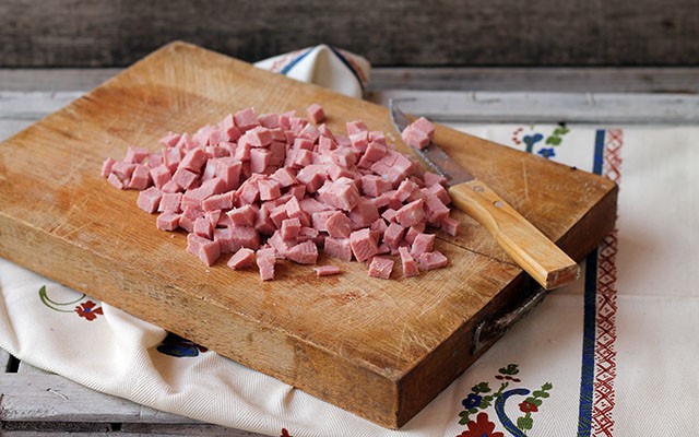 mousse di mortadella step1