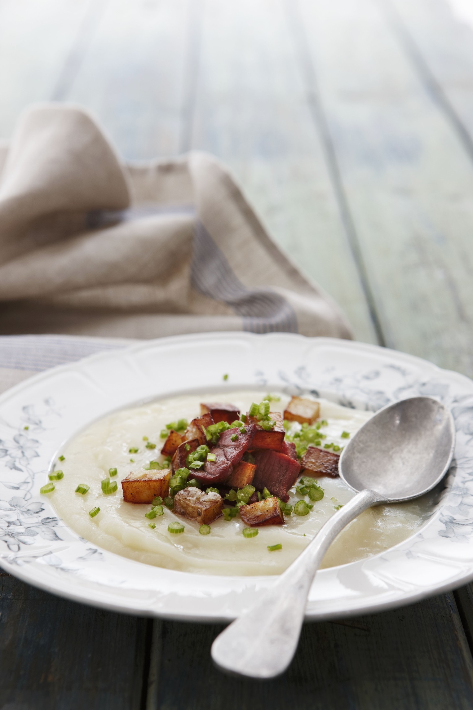 Crema di carciofi e pancetta