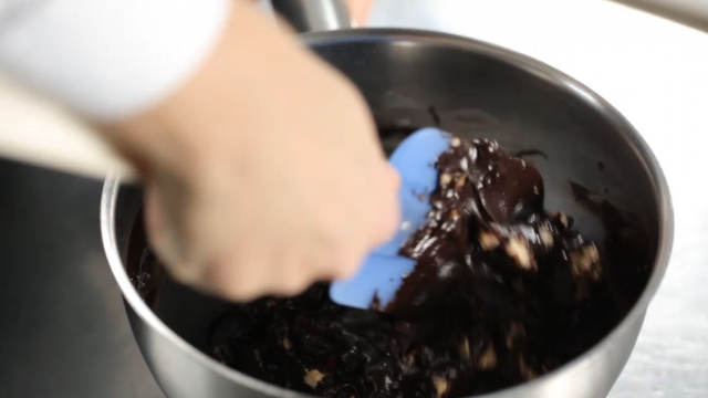 Torta cioccolato e noci Step2