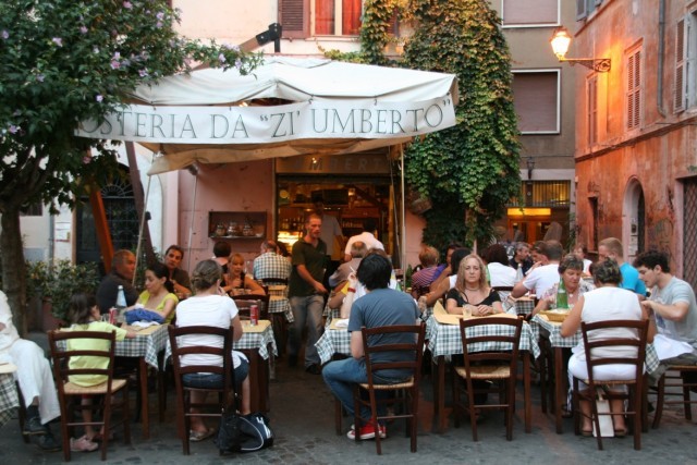 ristorante a trastevere