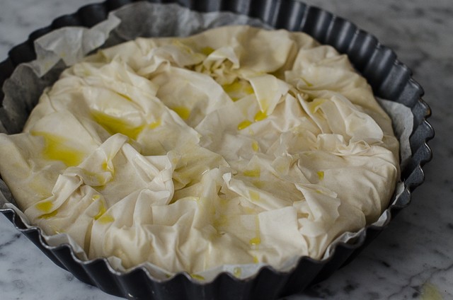 Spanakopita preparazione-5