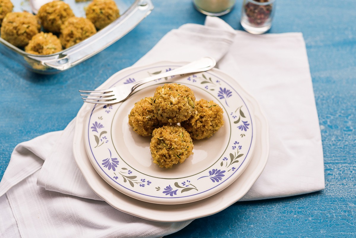 Polpette quinoa e zucchine