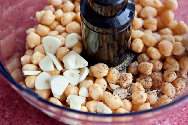 hummus usare il  mixer