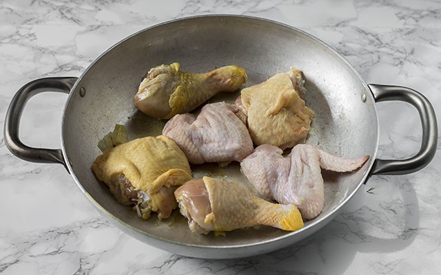 pollo in padella step2