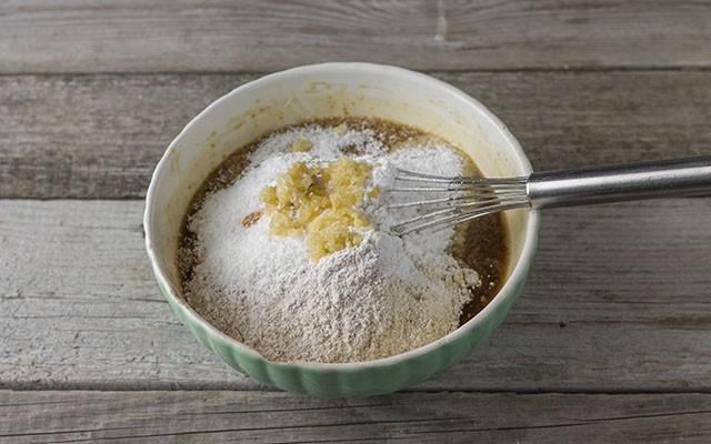 torta integrale con mele e cocco step3