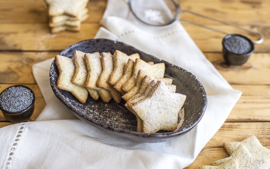 Biscotti con semi di papavero
