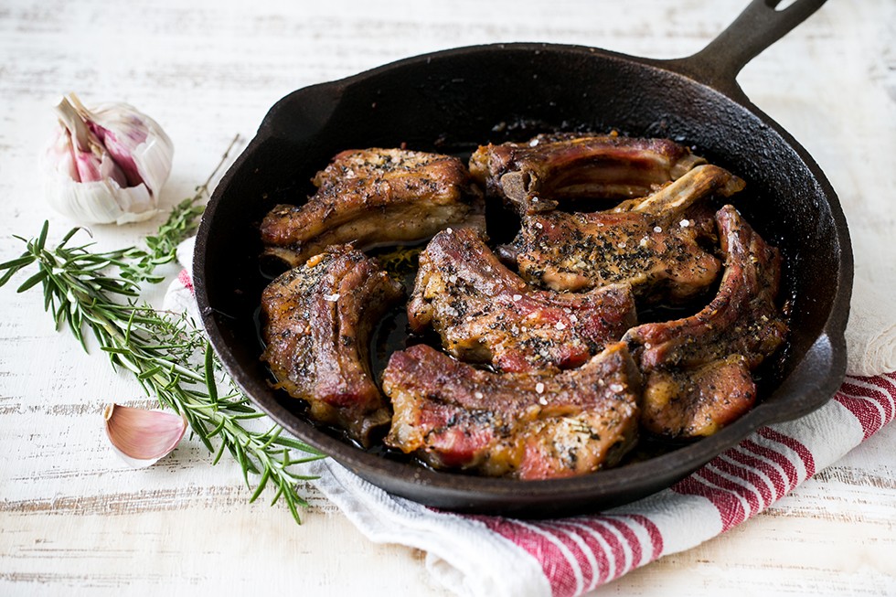 Ricetta Puntine Di Maiale Alle Erbe Agrodolce