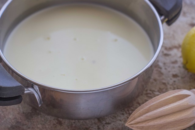 Step 1 come fare il mascarpone