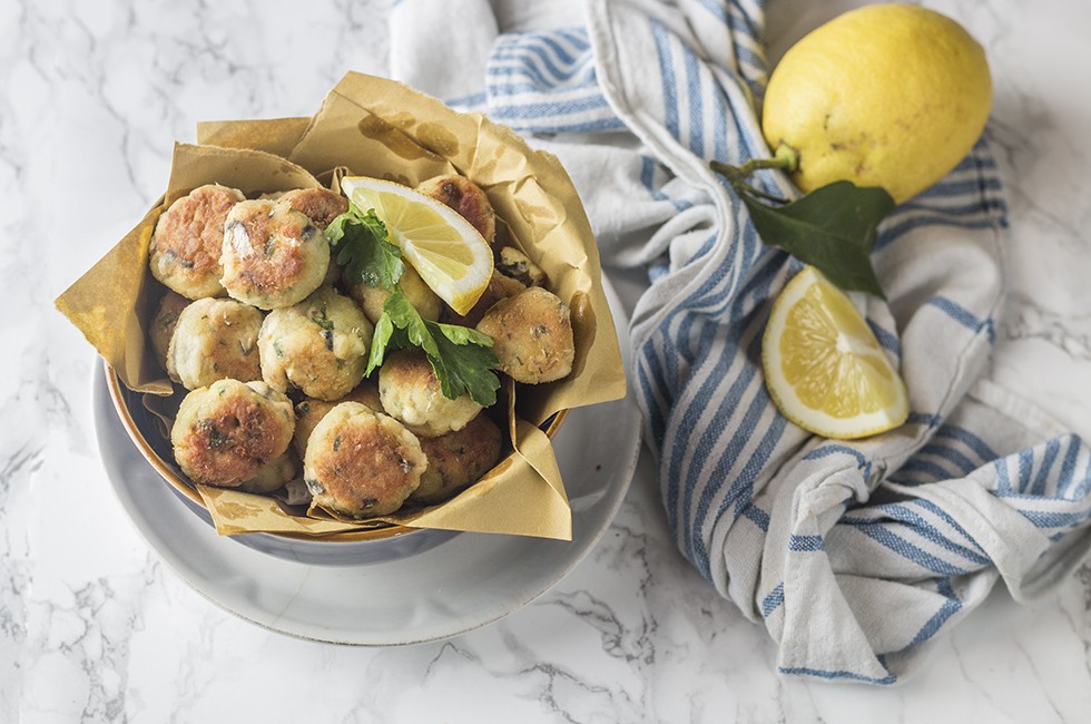 Polpette di alici e patate