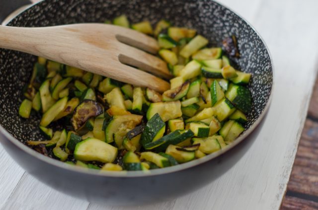 zucchine in padella