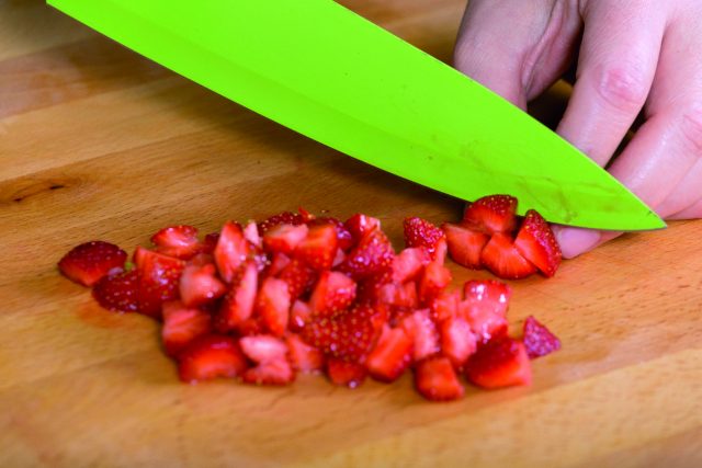 Fragole tagliate