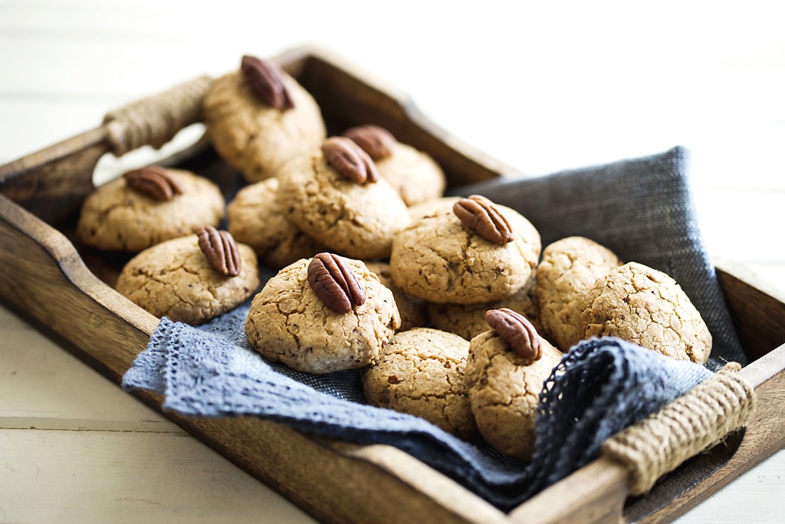 Biscotti alle noci pecan