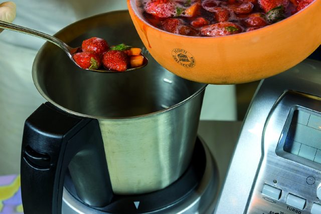 Impiattamento della zuppa