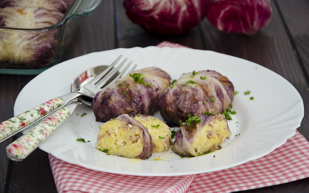 Ricetta Involtini Di Radicchio Agrodolce