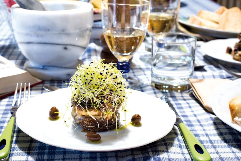 Parmigiana di champignon e olive
