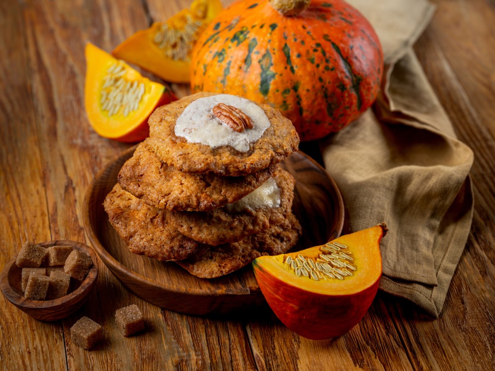 Biscotti zucca e noci