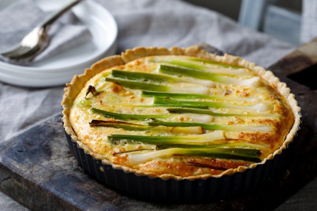 Torta salata ai porri