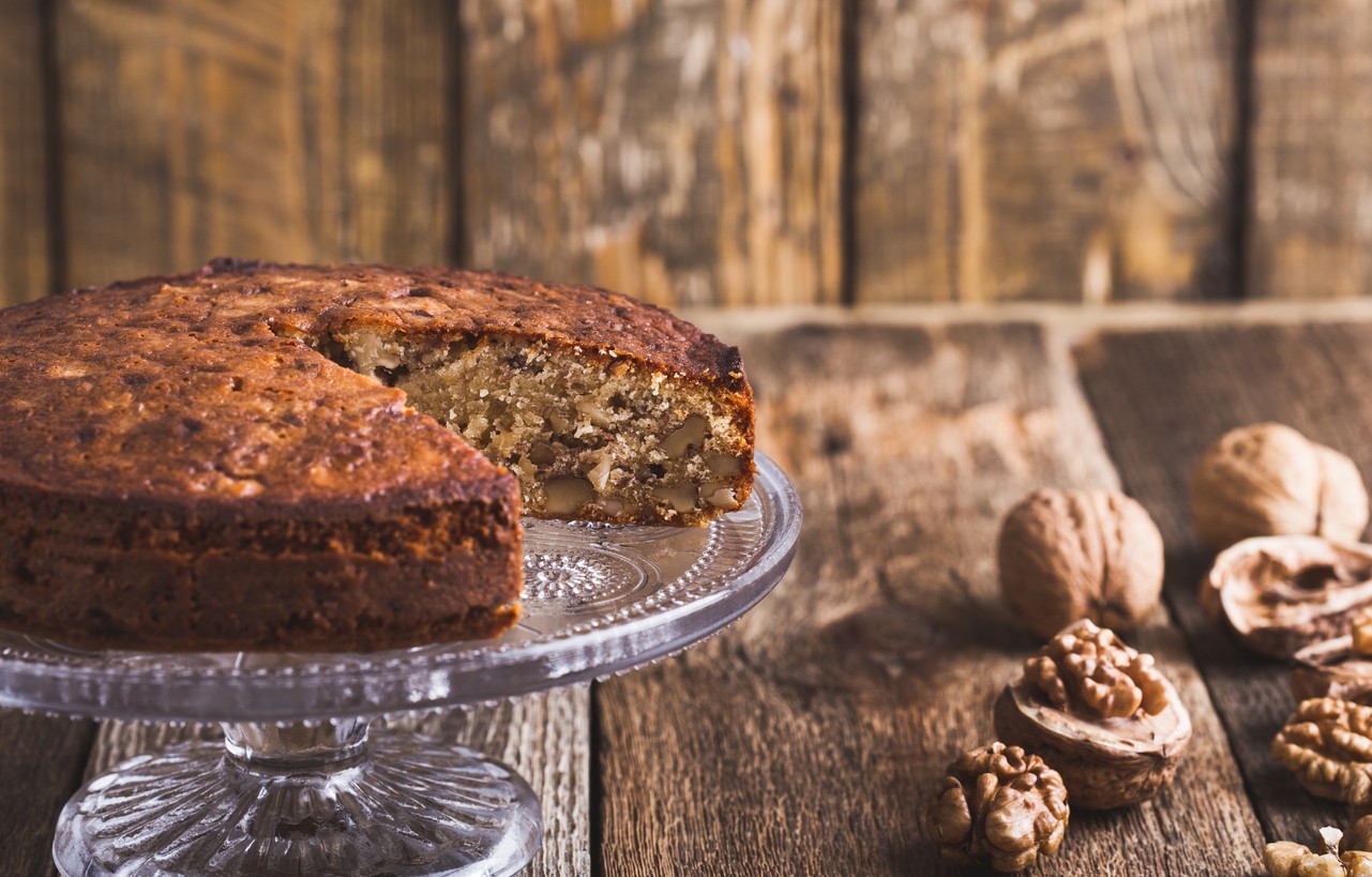 Torta alla frutta secca