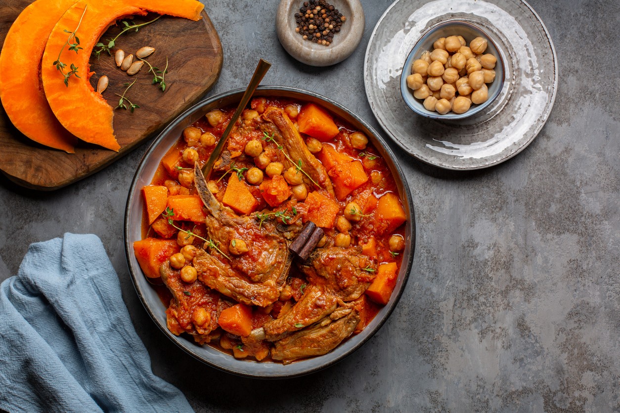 stufato di zucca e agnello