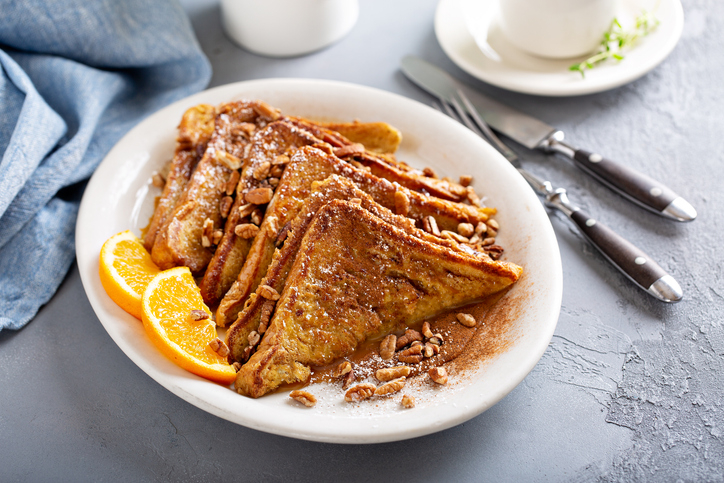 French toast proteico
