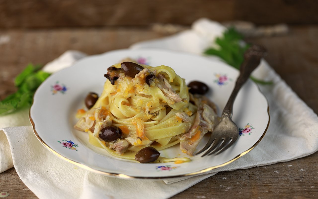 Ragù di coniglio con olive