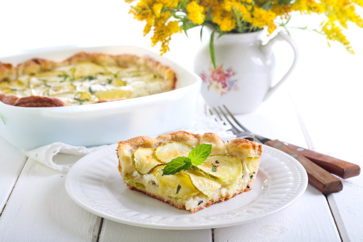 Torta salata alle zucchine