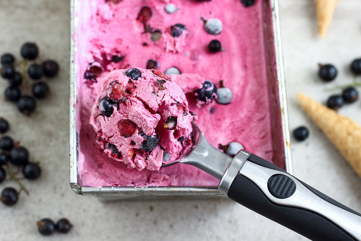 Sorbetto ai frutti rossi