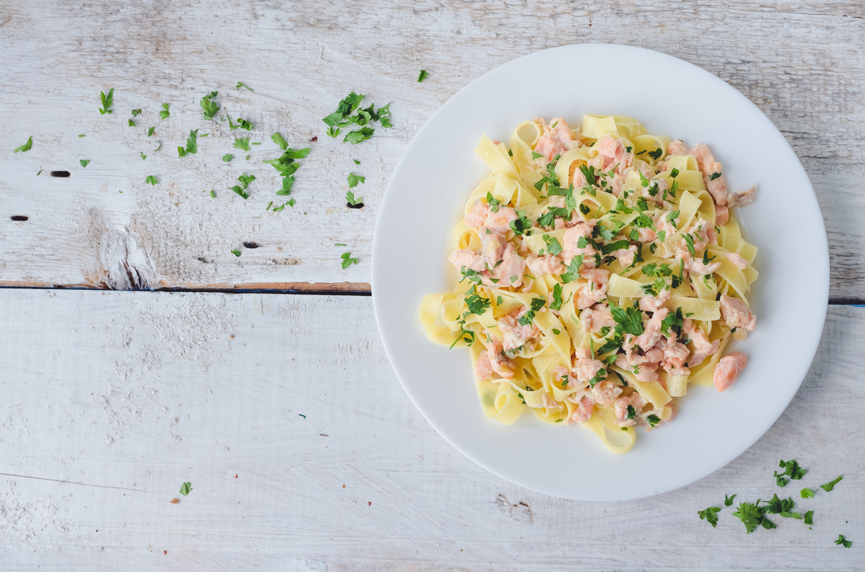 Pasta al salmone senza panna